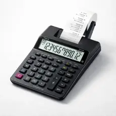 Calculadora Casio Hr-100rc Com Impressão Bobina De Mesa 12 D Preto