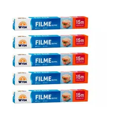Kit C/5 Filme Pvc 15mx28cm Da Marca Wyda