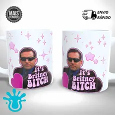 Caneca Personalizada The Office Its Britney Bitch Michael Scott - Presente Único e Criativo