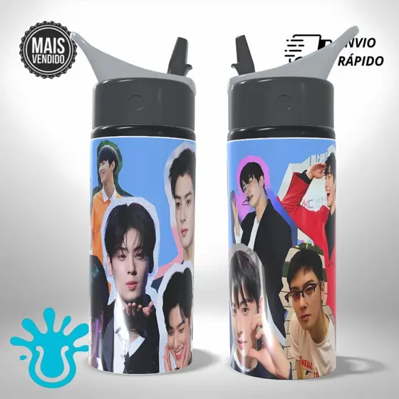 Squeeze Alumínio - Cha Eun-woo Nunu Astro KPOP - Presente Único e criativo