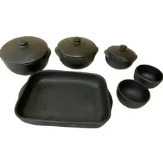 PROMOÇAO panela de 2,5l+1,5l+1l +travessa quadrada P + 2 cambucas + BRINDE
