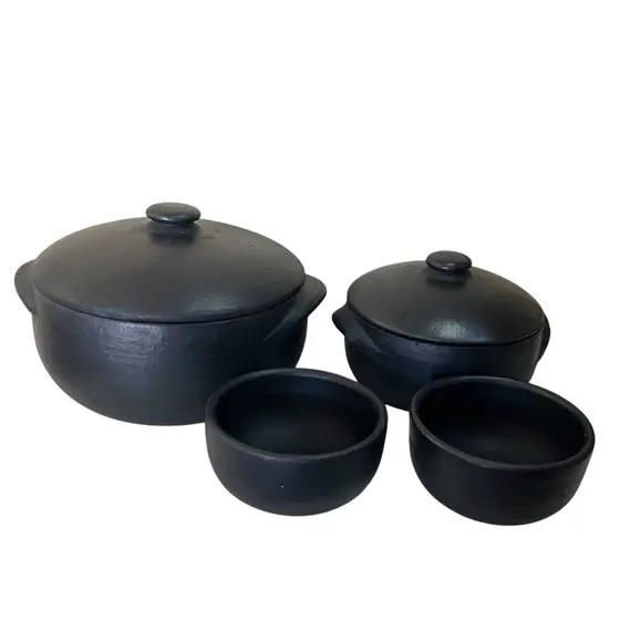 jogo de panela, panela 1,5l + panela 2,5l + 2 cambucas