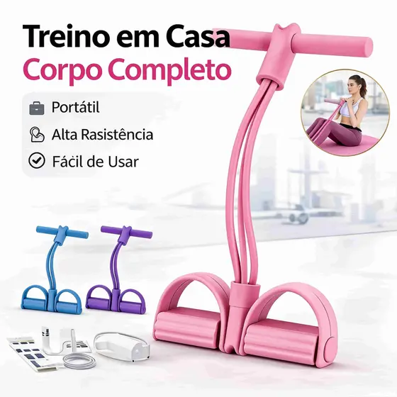 Extensor Elástico Exercícios Academia Ginástica Tensão Forte Faixa Elástica de Resistência com Corda para Puxar