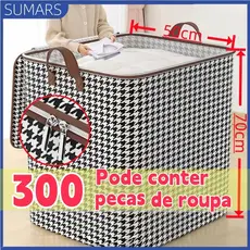 180L Caixa Multifuncional De Armazenamento De Grande Capacidade Para Colchas E Roupas Domésticas