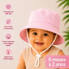 Chapéu Bucket bebê RECEM NASCIDO infantil Menina boné praia casual proteção solar Cordinha Ajustável