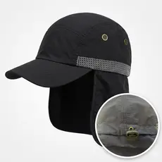Chapéu de Proteção Solar UV com Proteção de Pescoço Respirável Pesca Camping Trilha Caminhada Ajustável Premium