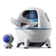 Umidificador Astronauta 220ml USB LED RGB Aromatizador