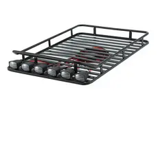 Rack de Teto Miniatura em Metal Com LED Para Carrinho