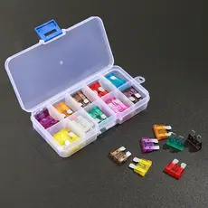 Kit 50 Fusíveis Automotivos Lâmina Universal