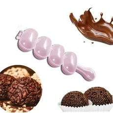 1/2/3/4 Boleadores de Brigadeiros Docinhos Beijinhos Enrolador Modelador Forma Prática Confeitaria Cores Sortidas