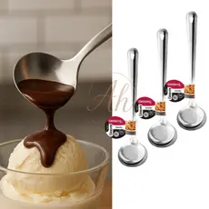 KIT 3 Mini Concha Pequena Aço Inox - Para Molhos, Caldos e Vinagrete