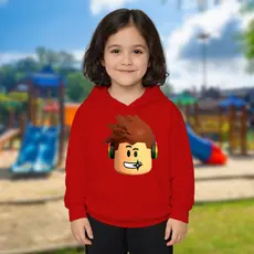 Moletom Canguru Infantil Roblox Menino Menina Macio Quentinho Confortável Dia a Dia