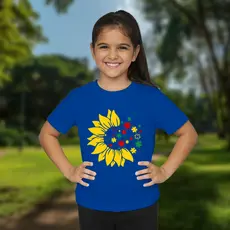 Camiseta Infantil 100% Algodão Menina Dia a Dia Verão Fresquinha e Confortável Estampa Minimalista