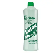 Removedor de Esmalte Acetona 5Cinco Lutex AP Eco 500ml