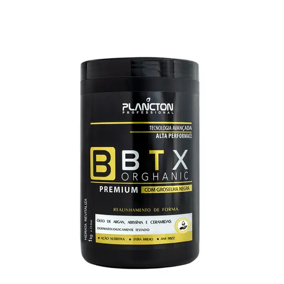 BTX Premium - Realinhamento de Forma sem formol 1kg/300g/100g - Plancton Professional