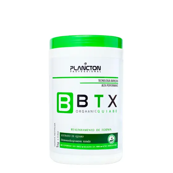 BTX QUIABO Orghanic - Realinhamento de Forma 1kg/300g/100gr - Plancton Professional