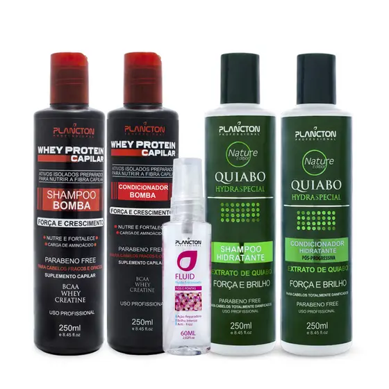 Kit Força e Hidratação - Plancton Professional