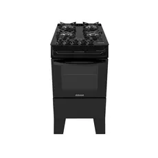 Fogão de Piso Itatiaia 4 Bocas Electra Glass Plus Preto - Bivolt