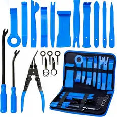5/19Pcs Jogo Espátulas Nylon Alicates Saca Grampos Presilhas Automotivo Saca Grampos Presilhas Automotivo