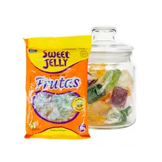 Balas De Algas Marinhas Sweet Jelly Sabor Frutas 200/500/1000g