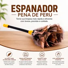 Espanador Multiuso portatil Pena De Peru 32cm