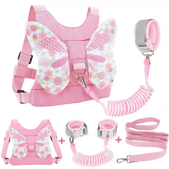 Corda de tração antiperdida Infantil cartoon segurança Mochila pulseira corda de tração