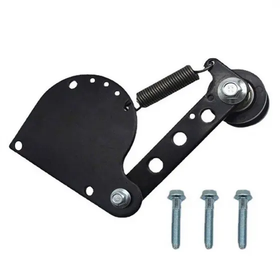 Tensionador De Corrente Carregada Por Mola , Motor Motorizado 2 Tempos Preto , Ajustador Liso Prata 49/66/80cc