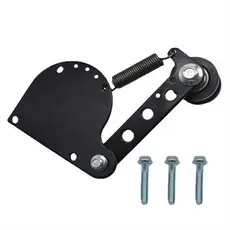 Tensionador De Corrente Carregada Por Mola , Motor Motorizado 2 Tempos Preto , Ajustador Liso Prata 49/66/80cc