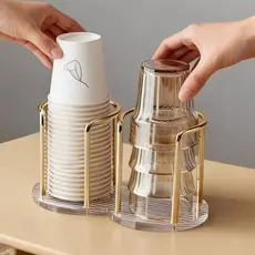 suporte para copos bandeja acrilico organizador cozinha escorredor de talheres Para mesa de jantar/mesa de centro