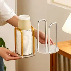 suporte para copos bandeja acrilico organizador cozinha escorredor de talheres Para mesa de jantar/mesa de centro