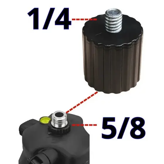 Adaptador Para Tripé 5/8 Para 1/4 Nível A Laser Câmeras