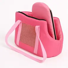 MALA TRANSPORTE PET DOBRAVEL MOCHILA ROSA GATO CAO PASSEIO