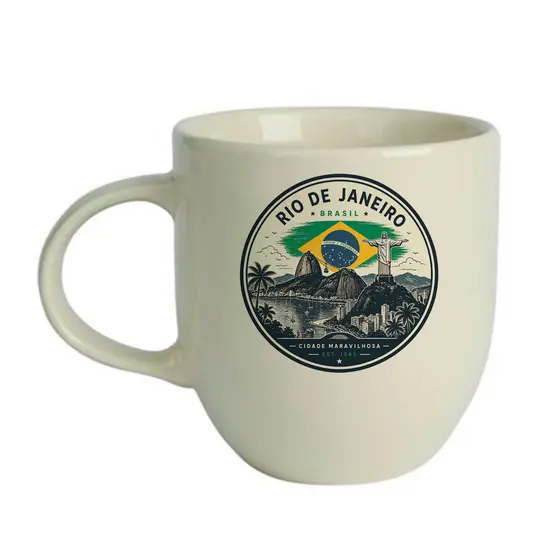 Caneca Rio de Janeiro Cidade Linda Maravilhosa Porcelana