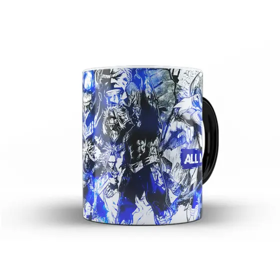 Caneca de Porcelana All Might Colecionável Anime My Hero Aca
