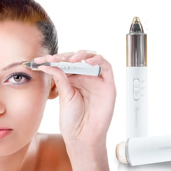 Depilador Facial 2 em 1 Sobrancelha e Buço Recarregável - A675