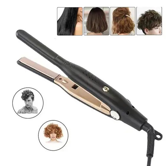 Mini Chapinha Alisadora Para Cabelo Curto Elétrico Bivolt - A686