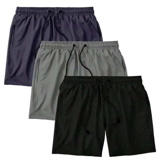 Bermuda Masculina Tactel com refletivo Esportiva Moda Verão Casual