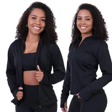 Jaqueta Feminina Esportiva DryFit com Proteção Solar Manga Longa Dedeira Academia Fitness