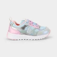 Tênis Infantil Bibi Jogging Azul com Rosa