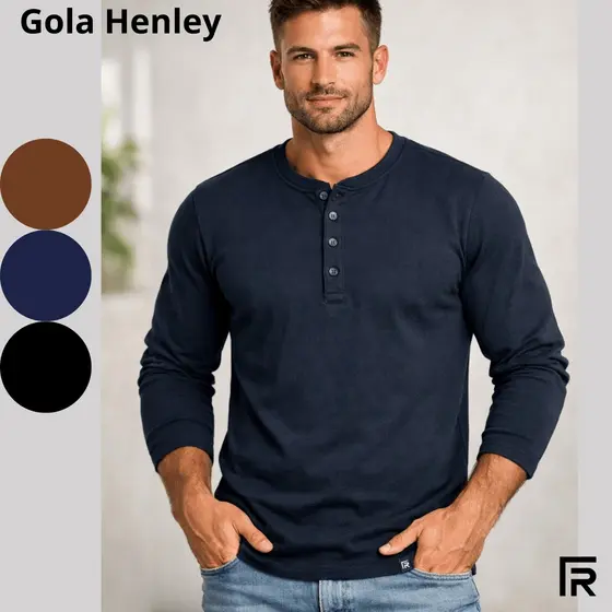 Camisa Blusa Gola Padre Masculina Manga Longa P M G GG 505333-C2