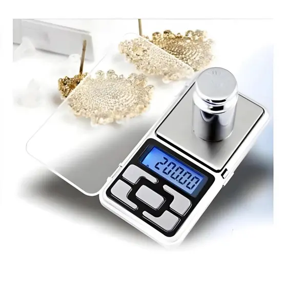 Mini Balança Digital De Bolso E Alta Precisão 0,1g Até 500g