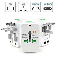 Adaptador Tomada Universal Internacional Viagem + 150 Países