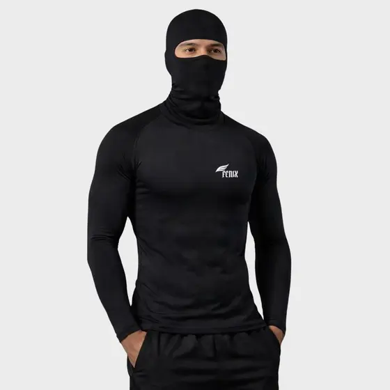 Kit Camisa Térmica com Balaclava Proteção UV 50+