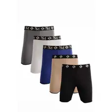 kit de 4 Cuecas Boxer Alongadas Tipo Ciclísticas, Super Confortável evita o atrito e assaduras.