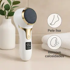 Lixa Pés Elétrica Esfoliador Elimina Calos Grosso Removedor Manicure Pedicure Alicate Macios