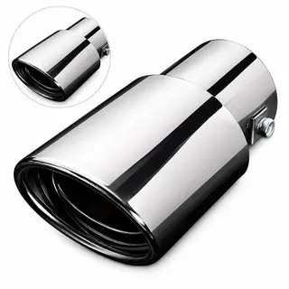 Ponteira Escapamento Aço Inox Tuning Esportivo Saída 3 Polegadas Carro Universal