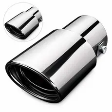 Ponteira Escapamento Aço Inox Tuning Esportivo Saída 3 Polegadas Carro Universal