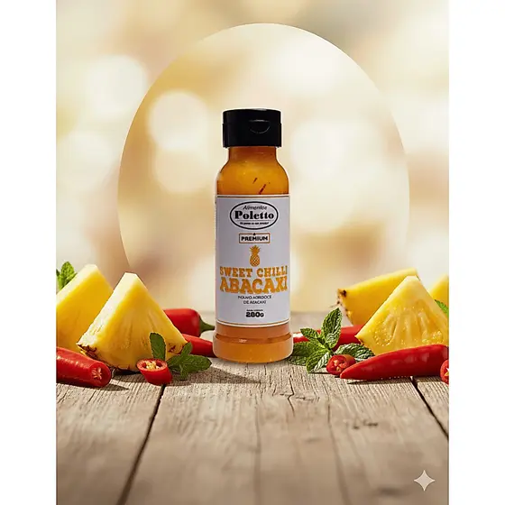 Molho Sweet Chilli Abacaxi 280g Poletto