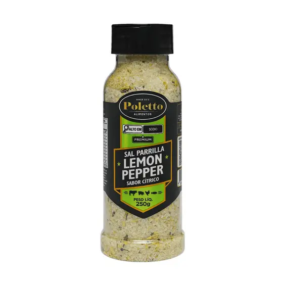 Sal Parirlla  Lemon Pepper Poletto 250g Poletto
