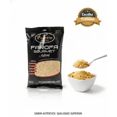 Farofa Gourmet Poletto TORRESMO 300g Crocante Caseira